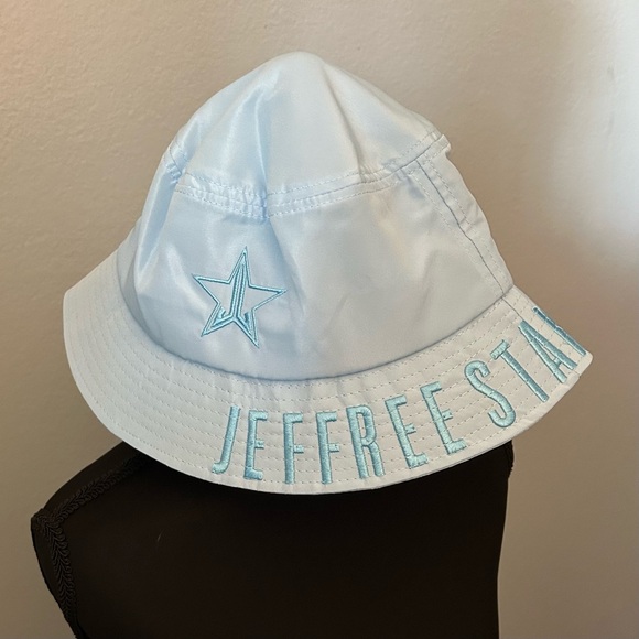 Jeffree Star Embroidered Light Blue Bucket Hat - Picture 3 of 5